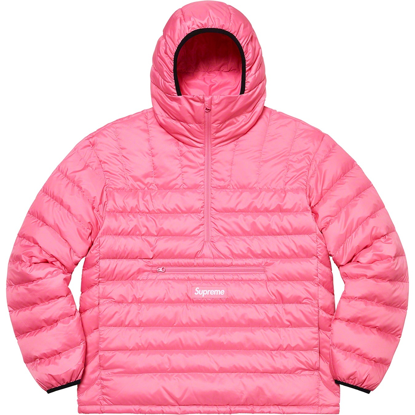 Micro Down Half Zip Hooded Pullover view 2